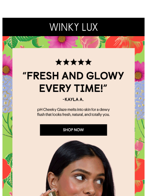 winkylux newsletter: This Juicy Blush Is Trending 💕