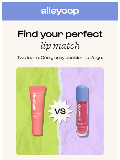 meetalleyoop newsletter: Pucker up! 💋