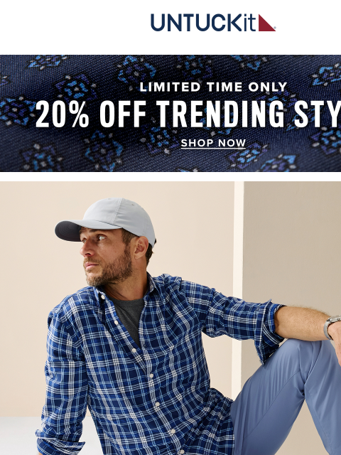 untuckit newsletter: Meet Our Newest Performance Lineup 💪