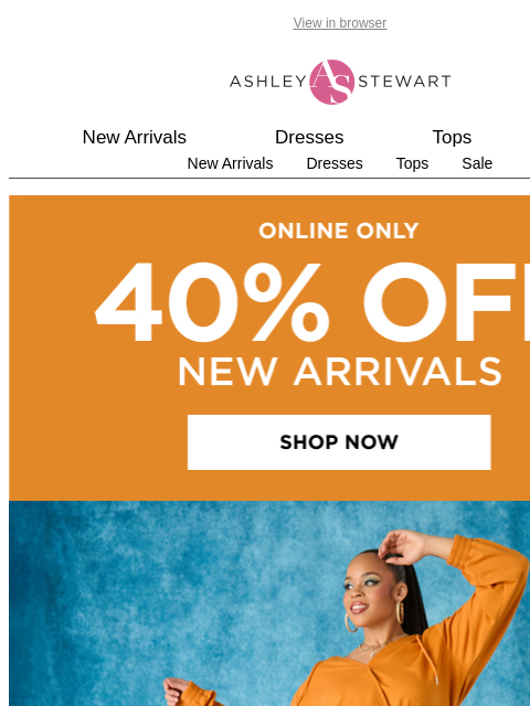 ashleystewart newsletter: These styles were MADE to move