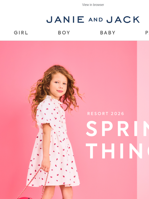 janieandjack newsletter: Spotted: our ladybug print, now on sale