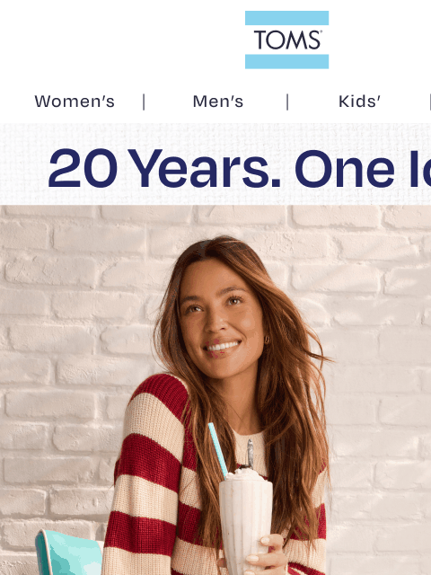 toms newsletter: Tick Tock ⏱️ — Save 20% on Alpargatas