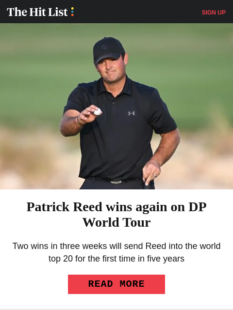 golfdigest newsletter: Pro brushes off prank at WMPO