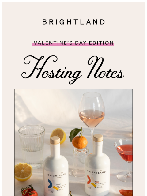 brightland newsletter: Olive the Ways To EVOO