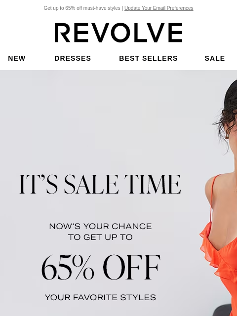 Get up to 65% off must-have styles | Update Your Email Preferences New Dresses Best Sellers Sale My Favorites Beauty New Dresses Best Sellers Sale My Favs Beauty It's Sale Time. Now's your