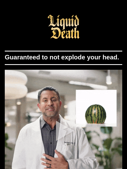 liquiddeath newsletter: 💥Our Big Game Commercial💥