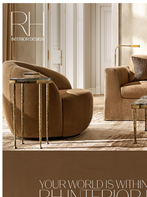 rh newsletter: Extraordinary Design Services, Complimentary for R...