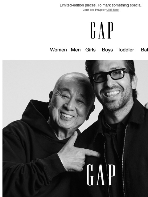 gap newsletter: GAP × SUSHI CLUB