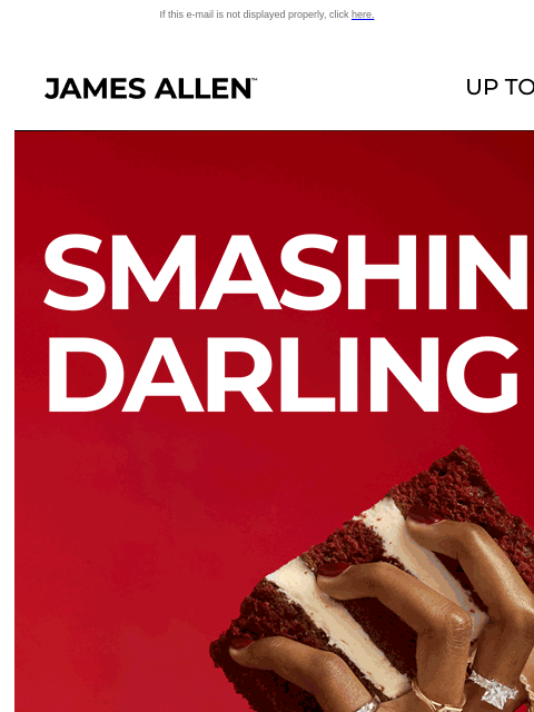 jamesallen newsletter: Up to 40% Off* Savings: Valentine’s Day, Your Way