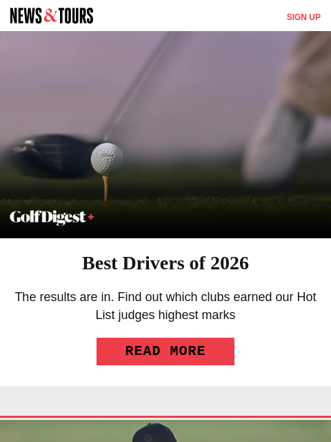 golfdigest newsletter: A big win after a big meltdown