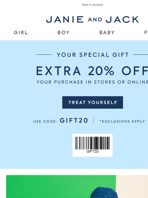 janieandjack newsletter: Follow the sun to new sale styles ☀️