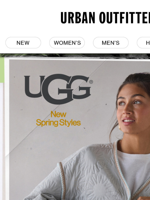 urbanoutfitters newsletter: New at UO: UGG Spring Collection 🌼
