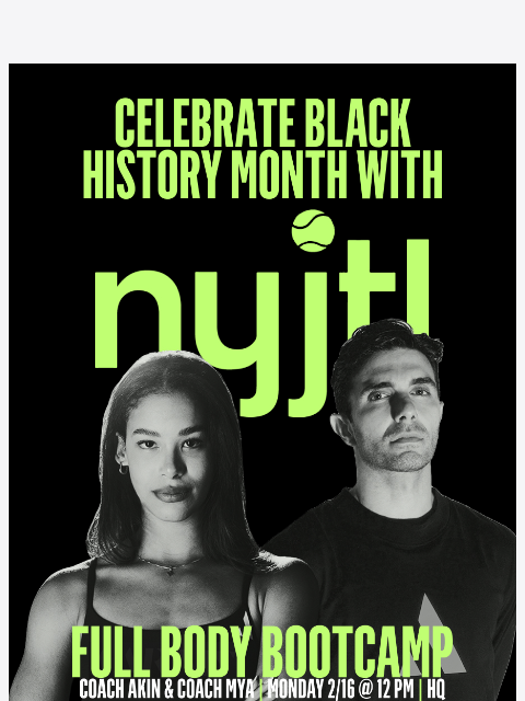 aarmy newsletter: Celebrate Black History Month 🎾