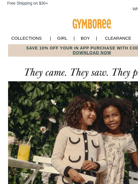 gymboree newsletter: Our Easter Shop is Here! 🌷🐤