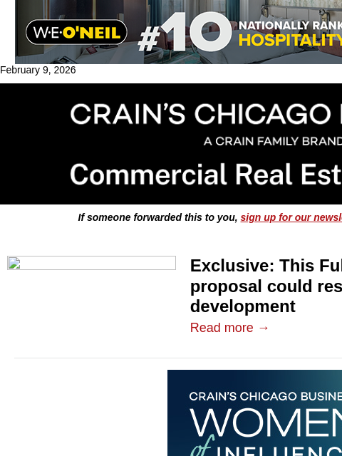 crainalerts newsletter: Fulton Market density proposal sparks debate