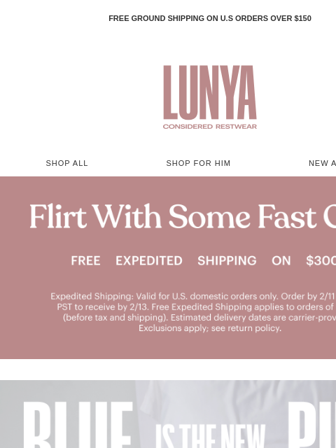 lunya newsletter: NOT EVERYTHING IS PINK