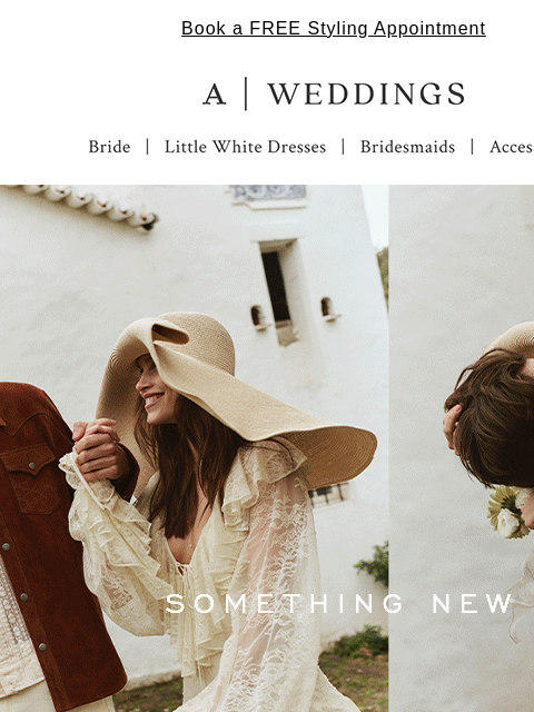 anthropologie newsletter: Something New: This Week’s Bridal Edit
