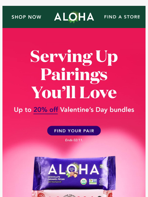 aloha newsletter: Bundles and bundles of love (and protein!) 💝