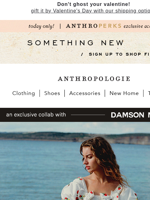 anthropologie newsletter: Damson Madder x Anthro just hit your inbox 📨