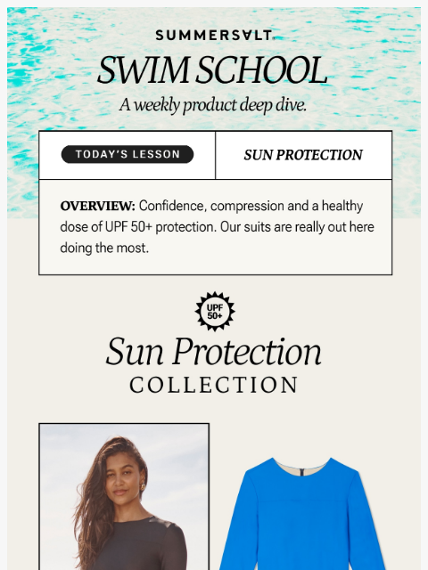 summersalt newsletter: Wear👏Your👏SPF👏
