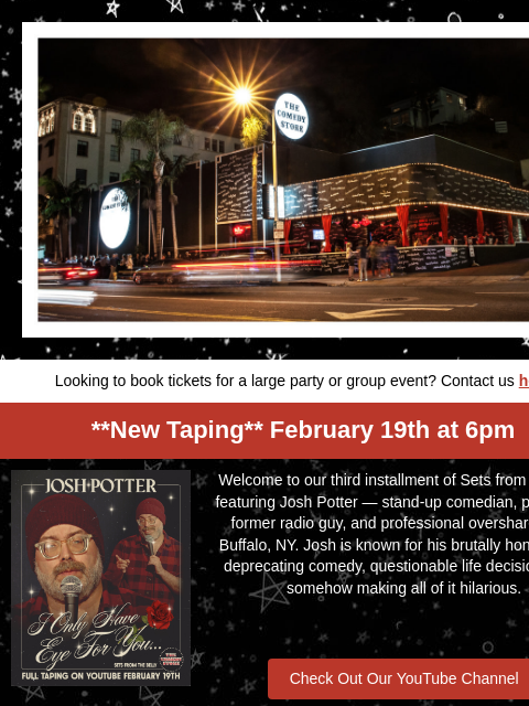 hive newsletter: Lineups for the Week are Out Now!