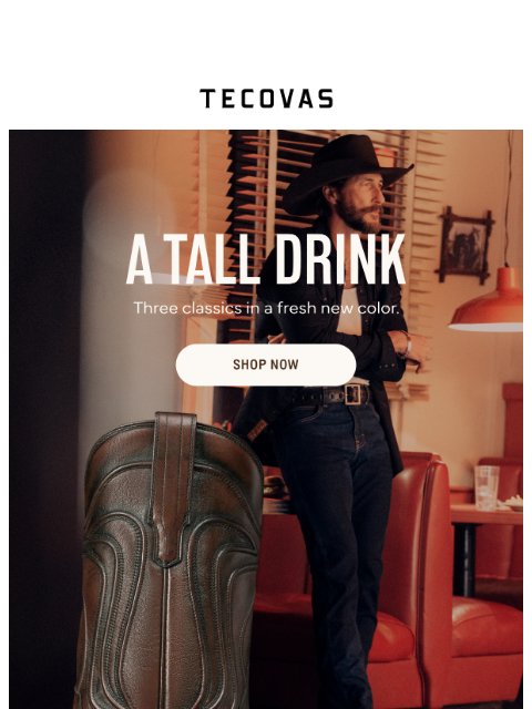 tecovas newsletter: An all-new color