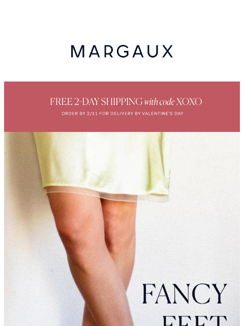 margauxny newsletter: Espresso satin and petal pink have arrived