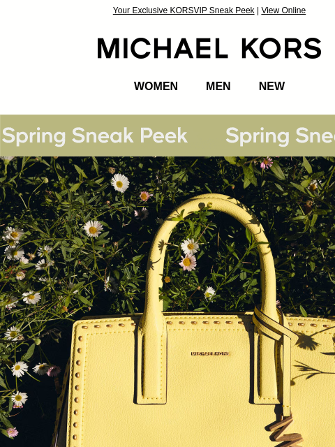 michaelkorsmail newsletter: Bag Reveal: The Laila’s New Spring Looks
