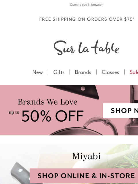 surlatable newsletter: Art in Your Hands: Meet Miyabi