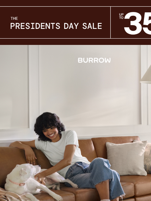 burrow newsletter: Pet-friendly favorites, up to 35% off