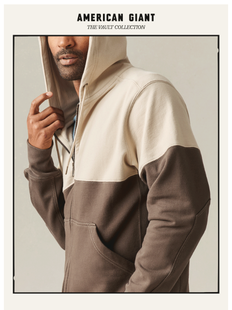 american-giant newsletter: New Colors in The Vault Collection