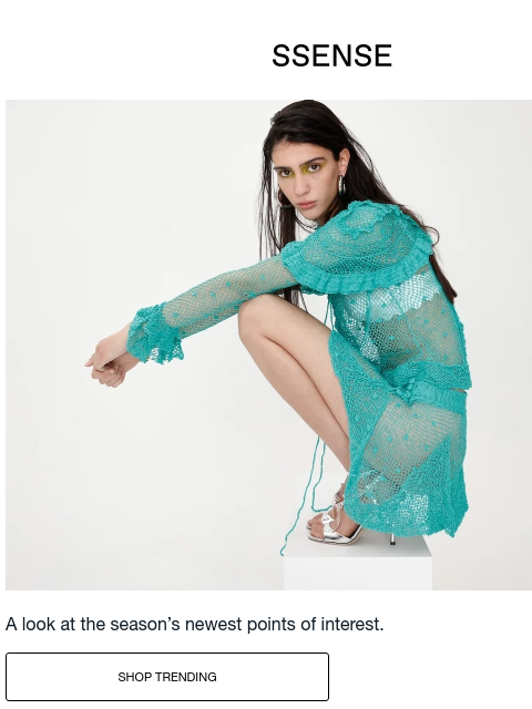 ssense newsletter: About to Sell Out