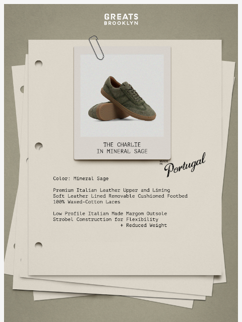 greatsbrand newsletter: Mineral Sage