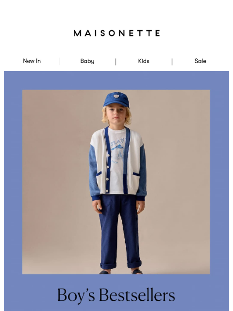 maisonette newsletter: And They Say Getting Boys Dressed Isn’t Fun...