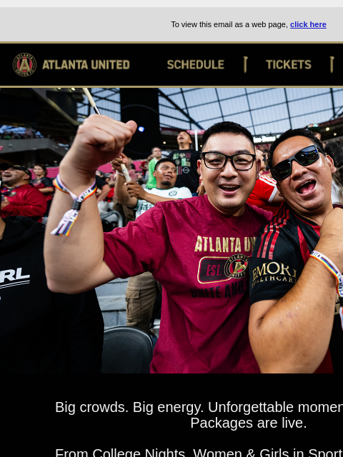 atlutd newsletter: New Packs + Same Non Stop Action