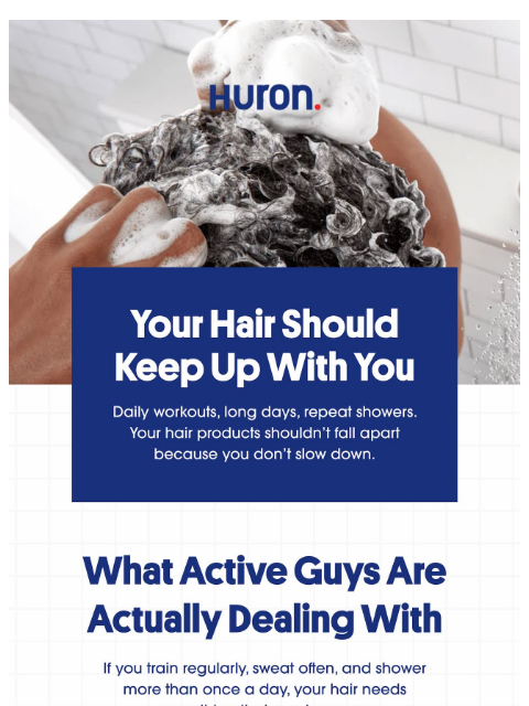 usehuron newsletter: Your hair should keep up with you