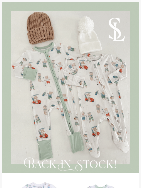 spearmintlove newsletter: Restocked: Golfing Teddys 🧸⛳
