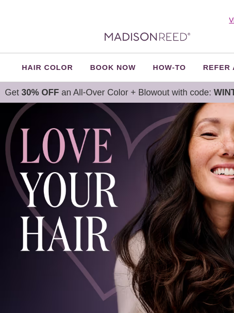 madison-reed newsletter: 💖 Be Your Own Valentine