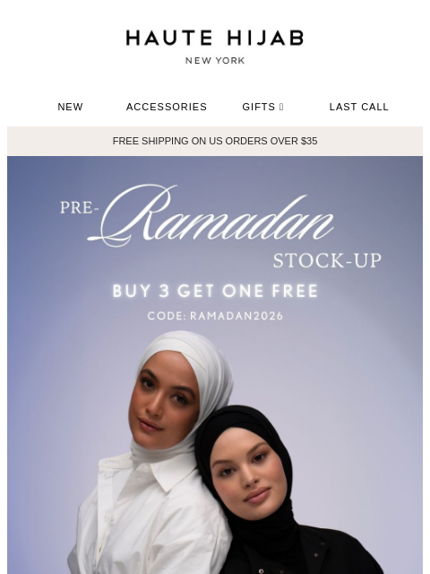 hautehijab newsletter: Pre-Ramadan Stock Up Event 🛒
