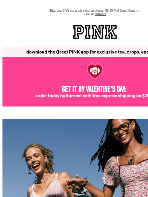 vspink newsletter: Spring Days Ahead: 1000+ NEW Styles 🌸