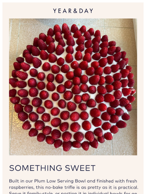 yearandday newsletter: Leave room for dessert