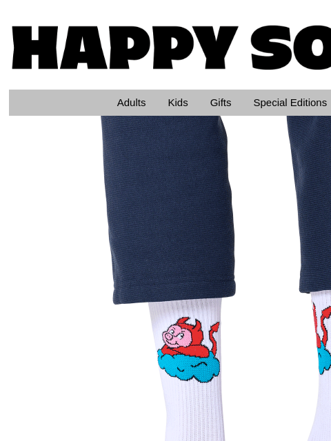 happysocks newsletter: Sneaker season is almost here!