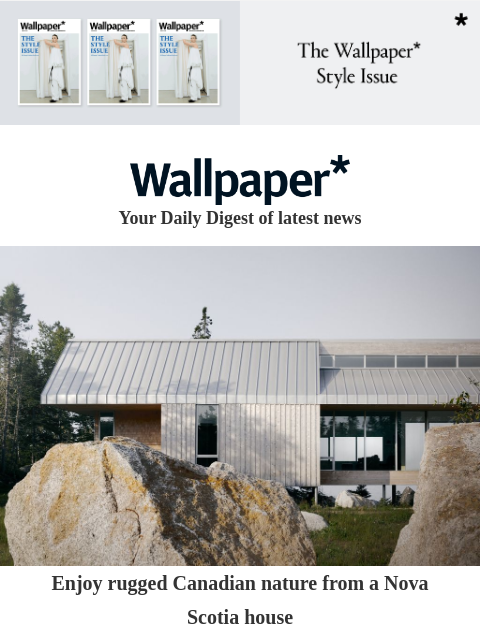 futureplc newsletter: Inside a rugged Canadian house