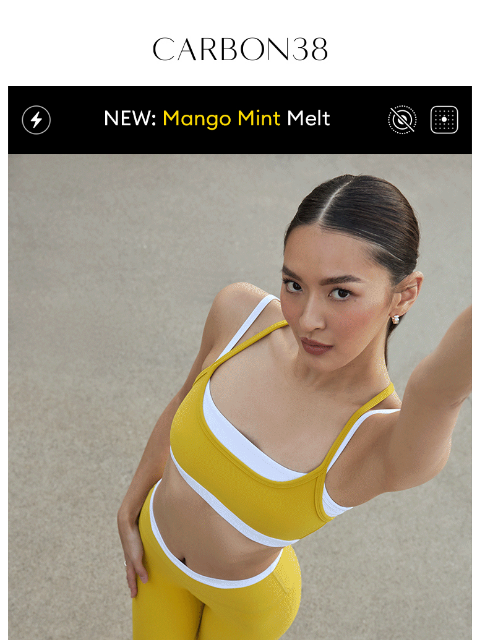 carbon38 newsletter: JUST IN: Mango Mint Melt