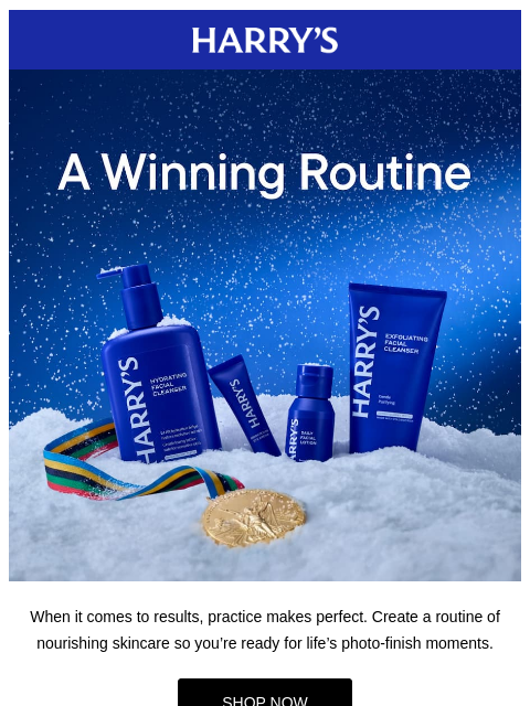 harrys newsletter: A face routine that’s a perfect 10