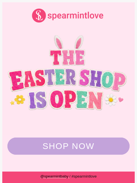 spearmintlove newsletter: The Easter Shop is Open 🐰