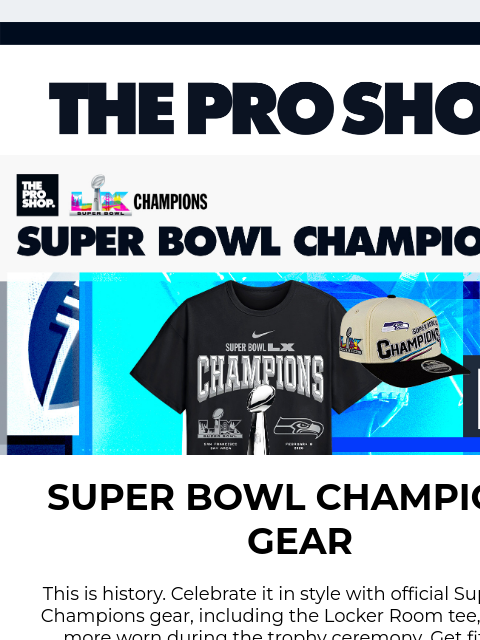seahawksemail newsletter: Shop Super Bowl Champions Gear 🏆