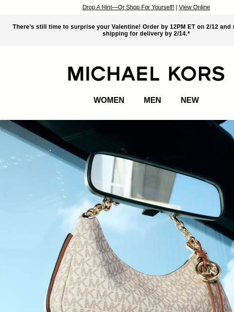 michaelkorsmail newsletter: Under $200 Valentine’s Day Gifts