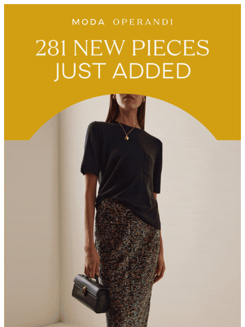 modaoperandi newsletter: 281 NEW PIECES INSIDE