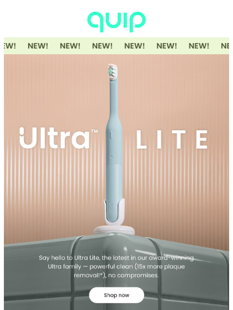 getquip newsletter: 🤝 Meet the NEW Ultra Lite